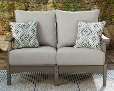 Visola - Gray - Loveseat W/Cushion.