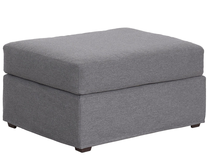 Brooke Outdoor Ottoman - Special Order - Dark Gray.