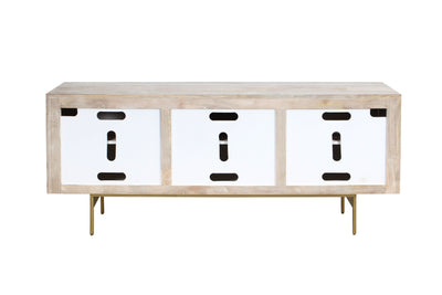 Crossings - Illusion Console - White Washed Natural