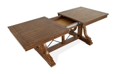 Bay Creek - Trestle Dining Table - Toasted Nutmeg.