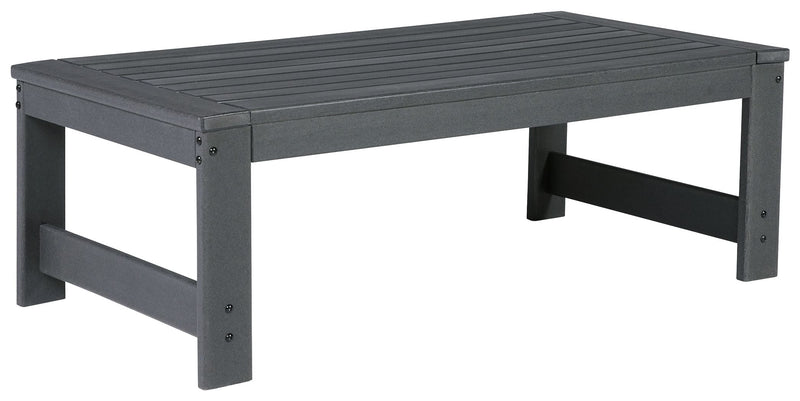 Amora - Charcoal Gray - Rectangular Cocktail Table - Grand Furniture GA