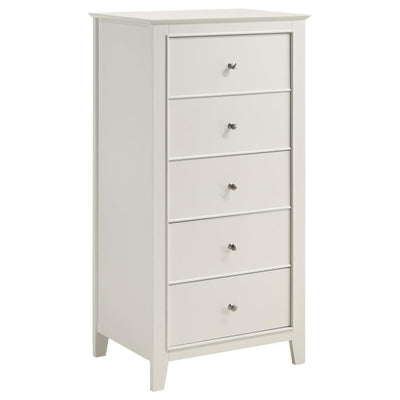 Selena - 5-Drawer Chest - Buttermilk - Accent Chests - Grand Furniture GA