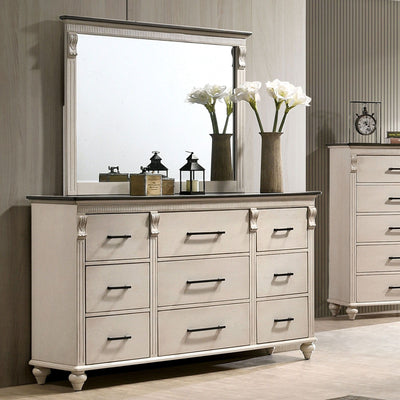 Agathon - Dresser - Antique White - Grand Furniture GA