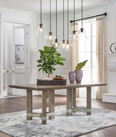 Chrestner - Gray - Rectangular Dining Room Table.