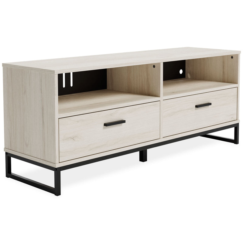 Socalle - Light Natural - Medium TV Stand - Vinyl-Wrapped.