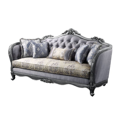 Ariadne - Sofa - Fabric & Platinum - Grand Furniture GA