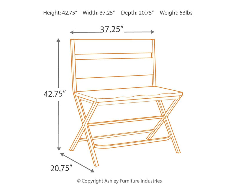 Kavara - Medium Brown - Double Barstool