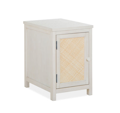 Ellison - Chairside End Table - Antique White.