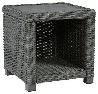 Elite Park - Gray - Square End Table.