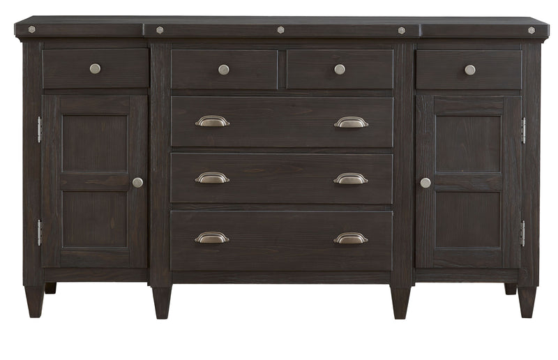 Sierra - Drawer Dresser - Obsidian.