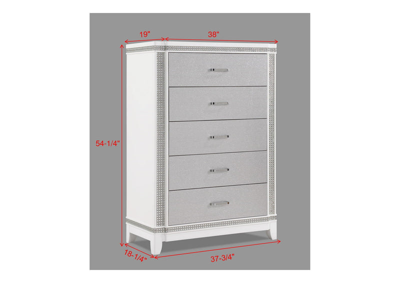 Ariane - Chest - White - Grand Furniture GA