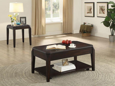 Baylor - Square End Table - Walnut - Grand Furniture GA