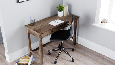 Arlenbry - Gray - Home Office Desk - Rectangular.