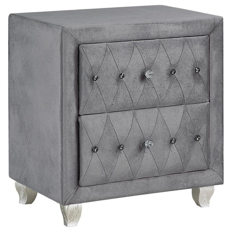 Deanna - 2-drawer Rectangular Nightstand.