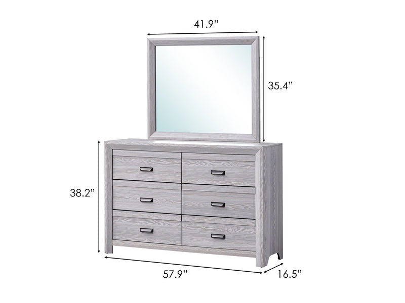 Adelaide - Dresser, Mirror - Dressers - Grand Furniture GA