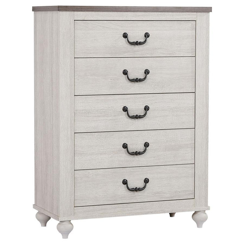 Stillwood - 5-Drawer Chest - Vintage Linen.