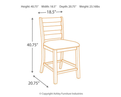 Rokane - Light Brown - Upholstered Barstool (Set of 2).