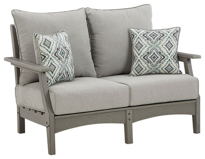 Visola - Gray - Loveseat W/Cushion.