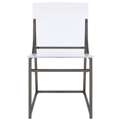 Adino - Acrylic Dining Side Chair (Set of 2) - Clear