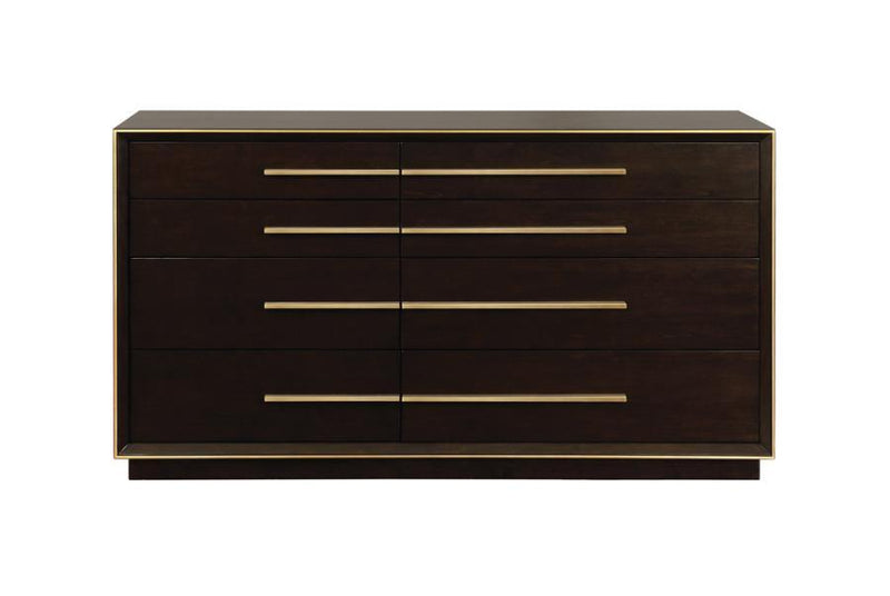 Durango - 8-Drawer Dresser - Smoked Peppercorn.