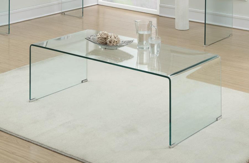 Ripley - Rectangular Coffee Table - Clear - Grand Furniture GA