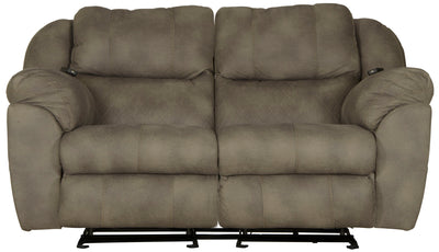 Flynn - Power Lay Flat Rocking Loveseat with Power Adjustable Headrest & Lumbar and Dual Heat & Massage - Fig