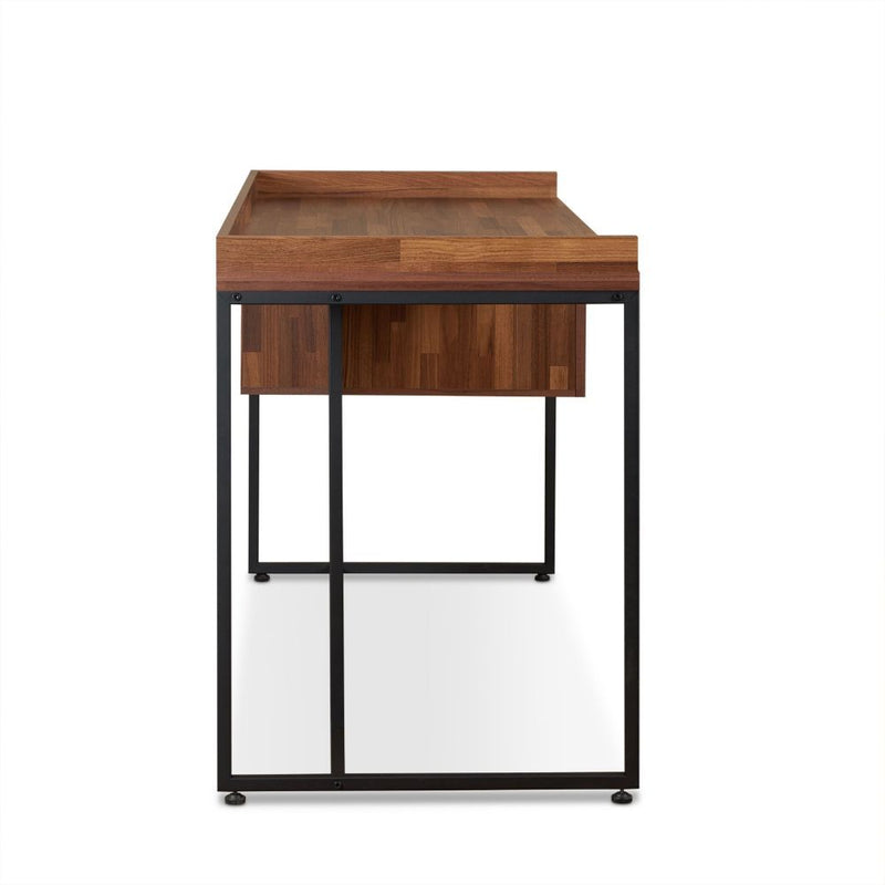 Sara - Desk - Walnut & Sandy Black - Grand Furniture GA