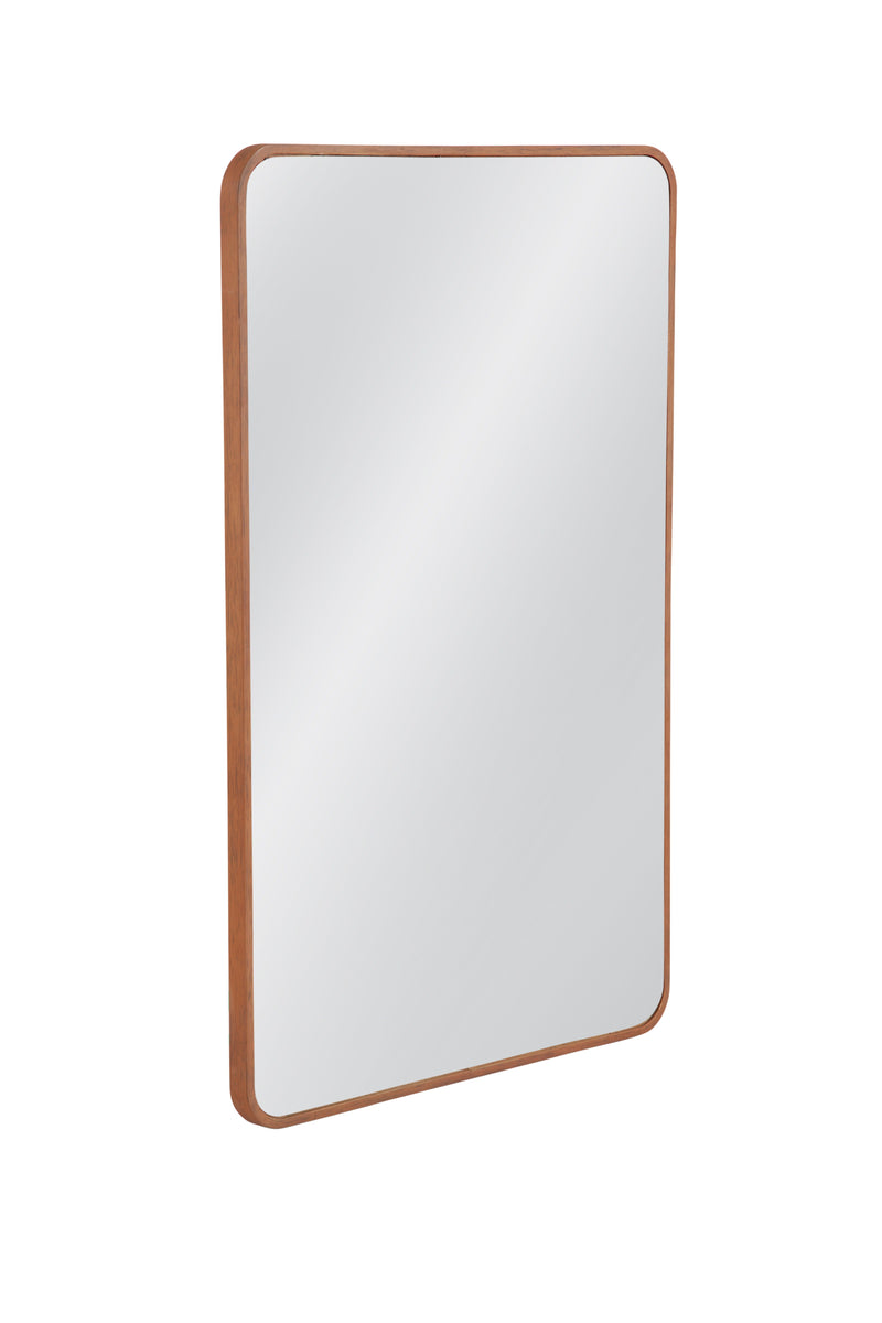 Heather - Rectangular Wall Mirror - Light Brown