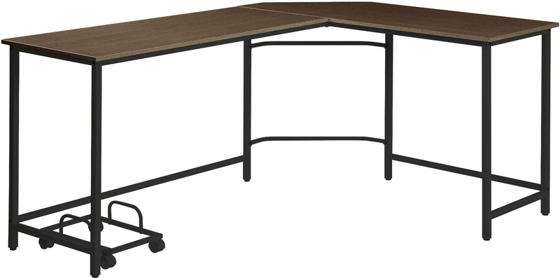 Acme - Dazenus - Computer Desk, Black Finish - Of00042 - Black & Oak Finish - Grand Furniture GA