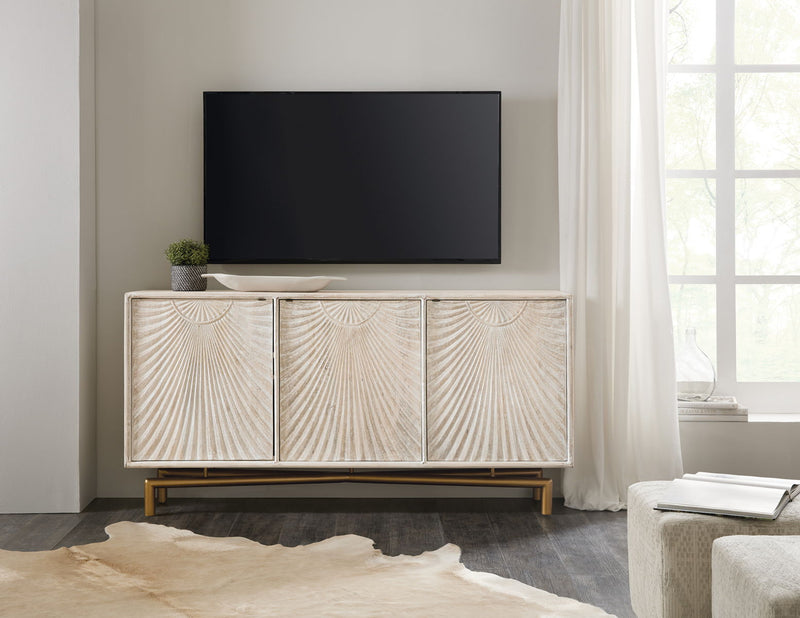 Entertainment Console 70" - Light Wood.