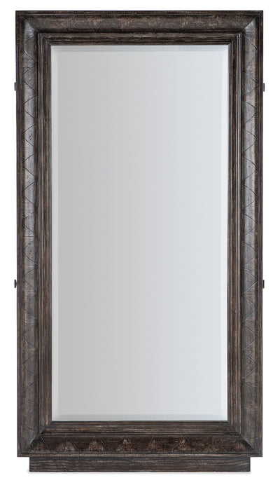 Traditions - Floor Mirror Withhidden Jewelry Storage.