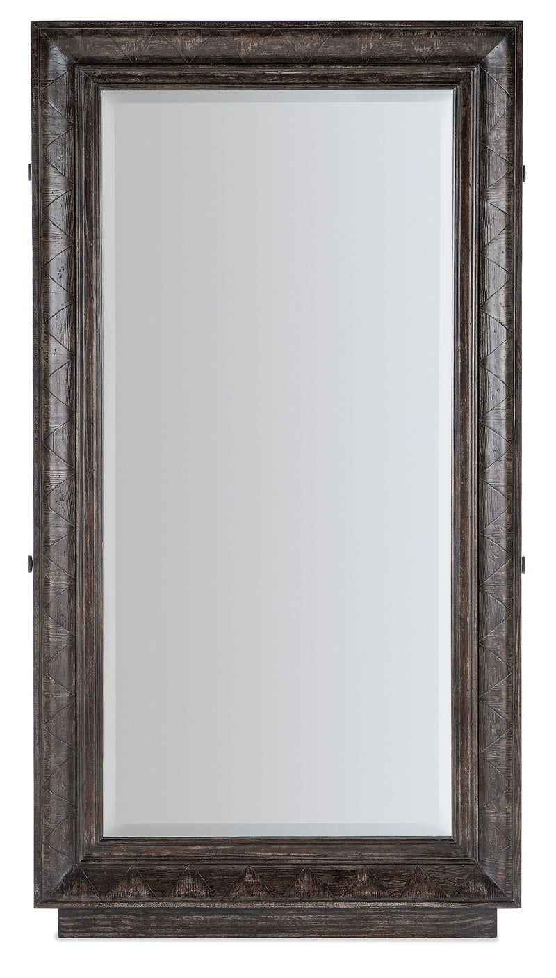 Traditions - Floor Mirror Withhidden Jewelry Storage.