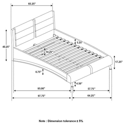 Jeremaine - Upholstered Bed