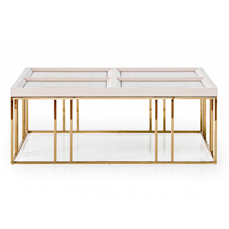 Carmela - Cocktail Table - Shimmer Ivory