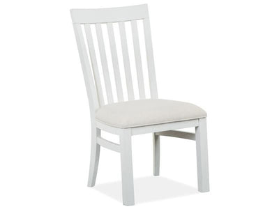 Harper Springs - Dining Side Chair With Upholstered Seat (Set of 2) - Silo White.