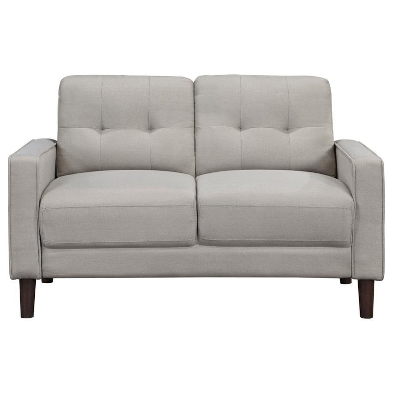 Bowen - Upholstered Track Arms Tufted Loveseat