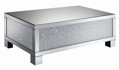 Gillian - Rectangular Coffee Table - Clear Mirror.