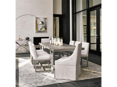 Modern - Desmond Dining Table - Pearl Silver