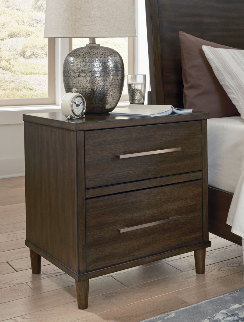 Wittland - Brown - Two Drawer Night Stand.