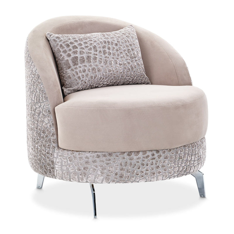 Dion - Accent Chair Chair - Stone/Silver