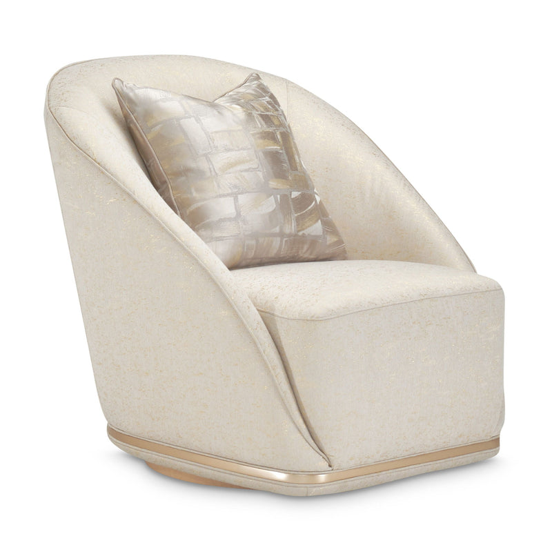 La Rachelle - Swivel Chair - Gold Rush/Champagne