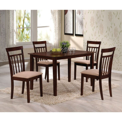 Samuel - Dining Table - Espresso & Microfiber - Grand Furniture GA