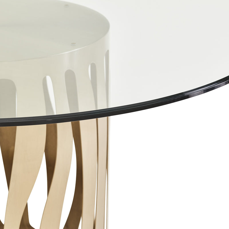 La Rachelle - Round Dining Table - Champagne