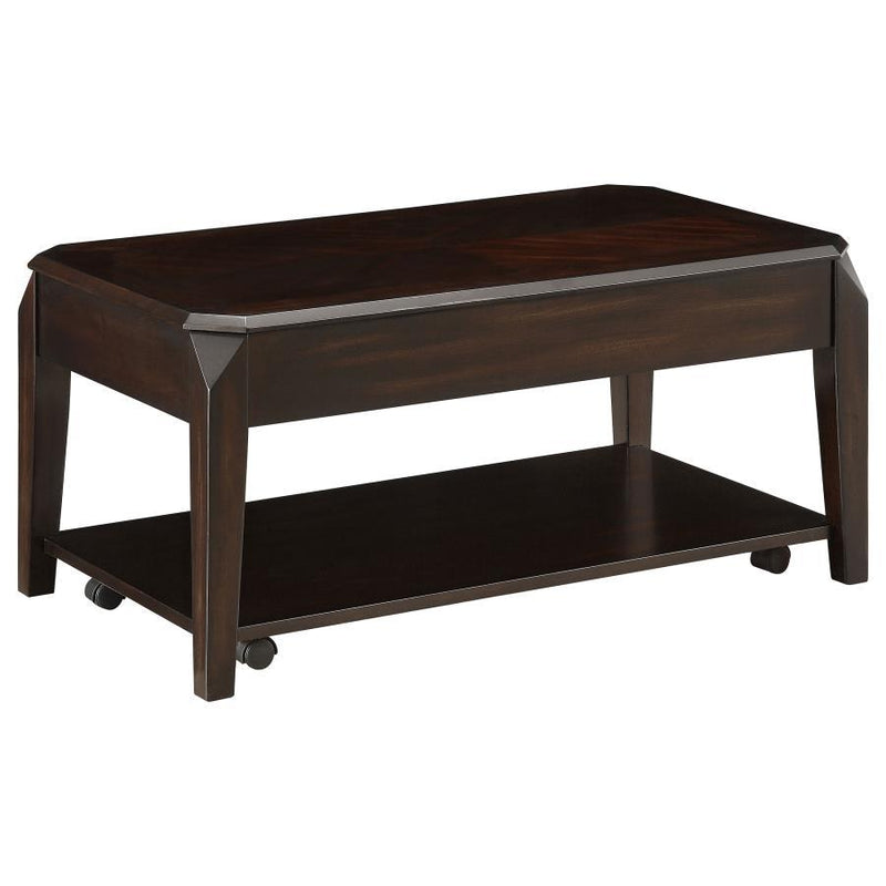 Baylor - Lift Top Coffee Table With Hidden Storage - Walnut - Grand Furniture GA