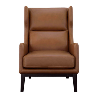 Buckman - Accent Chair - Brown & Glossy Black.