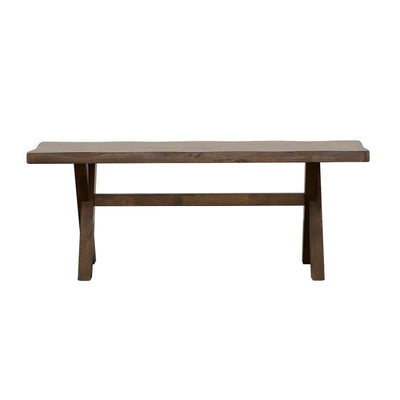 Alston - X-Shaped Dining Bench - Knotty Nutmeg.