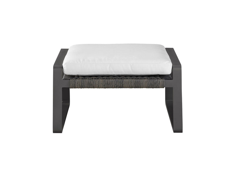 Coastal Living Outdoor - San Clemente Ottoman - Black.