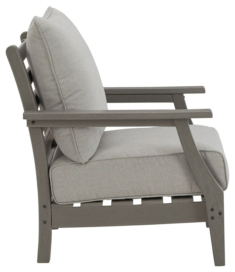 Visola - Gray - Lounge Chair W/Cushion (Set of 2).