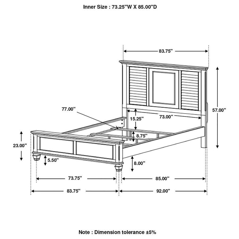 Franco - Panel Bed - Panel Beds - Grand Furniture GA