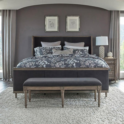 Alderwood - Upholstered Panel Bed - Upholstered Beds - Grand Furniture GA